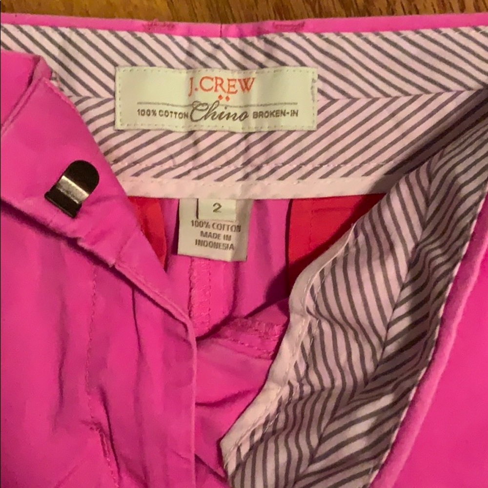 Hot Pink Chino 3” Inseam Shorts - Picture 2 of 3